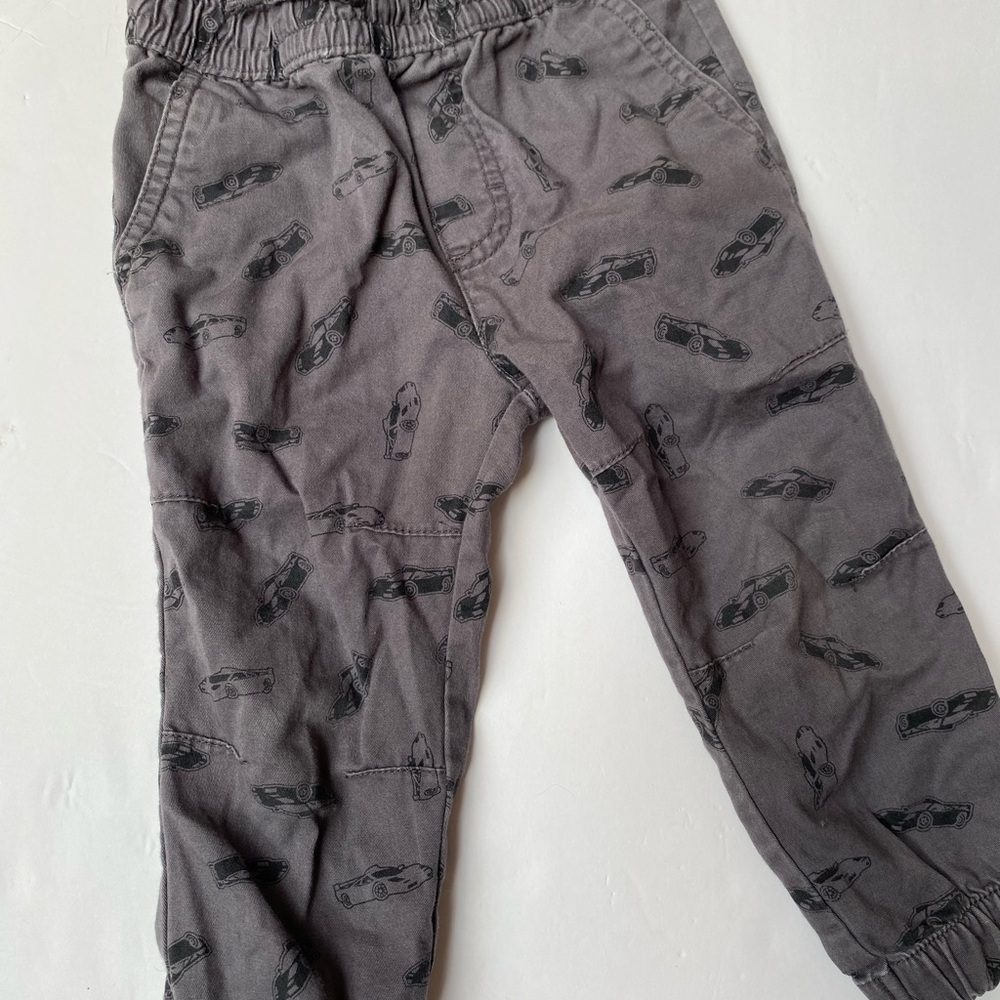 Garanimals Charcoal Gray Car Print Joggers